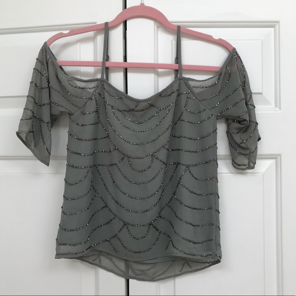 WALTER BAKER OFF THE SHOULDER TOP